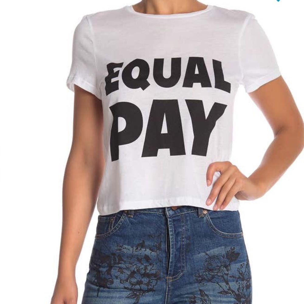 BNWT Alice & Olivia Equal Pay tshirt